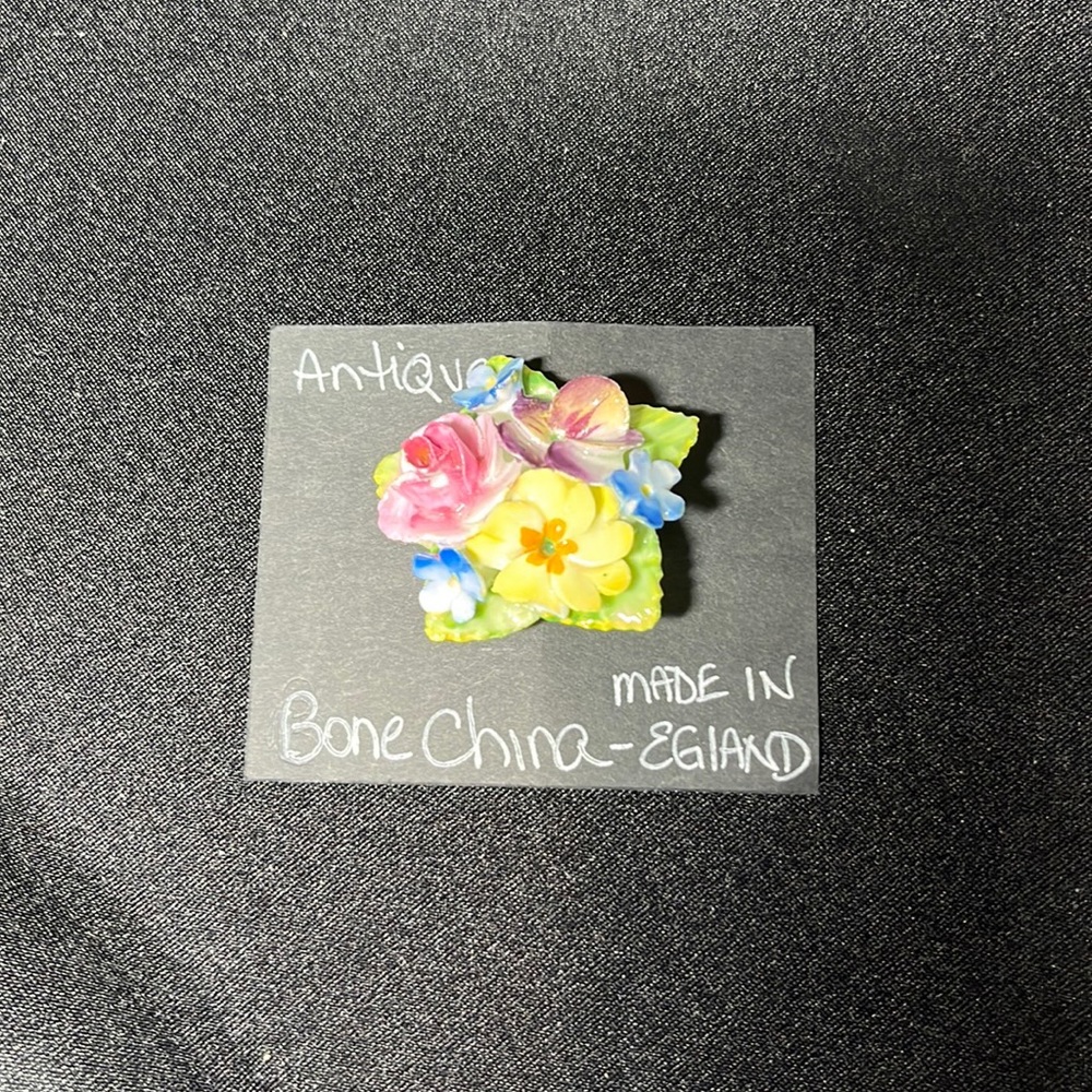 Bone China Brooch